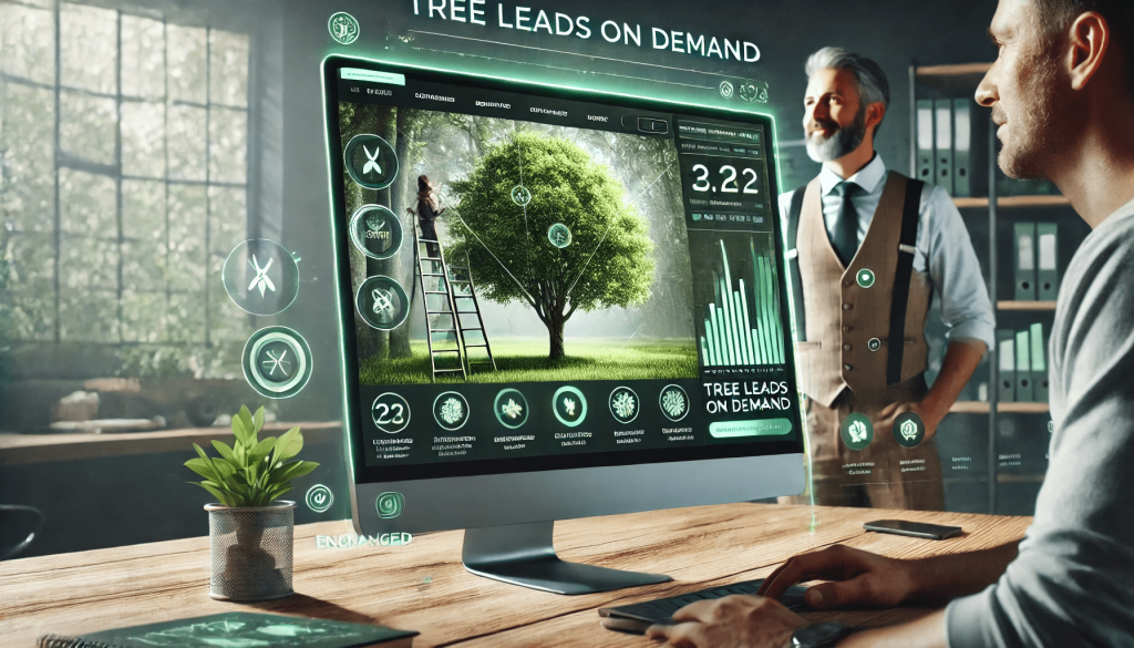 Tree service website development by Tree Leads On Demand